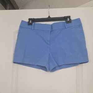Pretty Blue Loft Shorts In Very Good Condition! Size 10. 3 Inch Inseam.